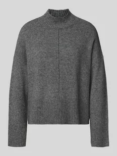 Sweter z dzianiny o kroju relaxed fit z dodatkiem wełny model ‘WHITNEY’ - Swetry damskie - miniaturka - grafika 1