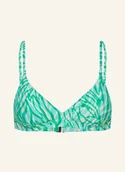 Stroje kąpielowe - Seafolly Góra Od Bikini Bralette Animal Instinct gruen - miniaturka - grafika 1