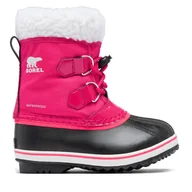 Buty dla dziewczynek - Śniegowce Sorel Yoot Pac™ Nylon Wp 2114112600 Różowy - miniaturka - grafika 1