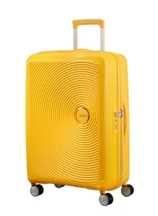 American Tourister Soundbox walizka średnia - golden yellow - Walizki - miniaturka - grafika 2