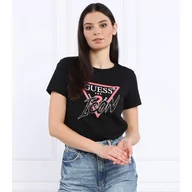 Koszulki i topy damskie - GUESS T-shirt | Straight fit - miniaturka - grafika 1