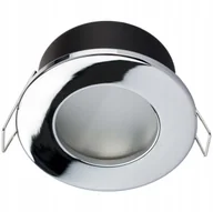 Oprawy, klosze i abażury - Oprawa Halogenowa Okrągła Aqus GU10 IP44 Chrom - miniaturka - grafika 1