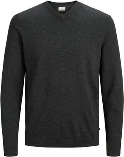 JACK JONES Sweter Męski Bawełna Szary GR35907 - Rozmiar: XS - Swetry męskie - miniaturka - grafika 1