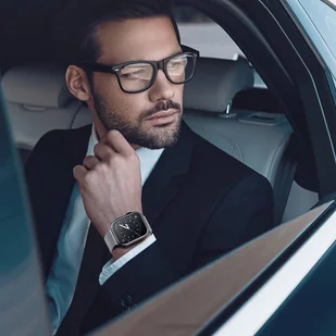 Dux Ducis Samo etui do Watch 7 45mm elastyczny pokrowiec na zegarek czarny - Akcesoria do smartwatchy - miniaturka - grafika 5