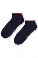 Skarpetki męskie - Steven 075 003 granatowe stopki męskie - miniaturka - grafika 1