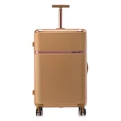 Walizki - Duża walizka podróżna bagaż ABS 28" - złota Semi Line - miniaturka - grafika 1