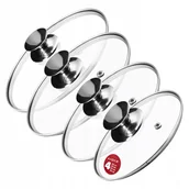 Pokrywki - Zestaw pokryw żaroodpornych Salerno 20,24,26,28 cm - miniaturka - grafika 1