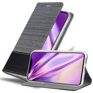 Etui i futerały do telefonów - Etui ochronne Cadorabo do Apple iPhone XS MAX w kolorze szarym etui na telefon komórkowy pokrowiec na książkę - miniaturka - grafika 1