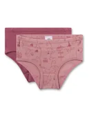 Majtki dla dzieci - Sanetta Majtki (2 pary) w kolorze fioletowo-jasnoróżowym - miniaturka - grafika 1
