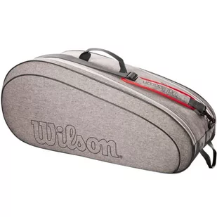 Torba tenisowa Wilson Team 6PK (kolor Szary/Srebrny) - Torby sportowe - miniaturka - grafika 1