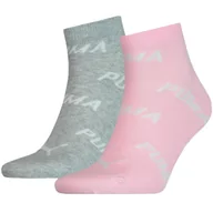 Skarpetki i podkolanówki sportowe - Skarpety damskie Puma BWT QUARTER 2-PACK wielokolorowe 90794804 - miniaturka - grafika 1