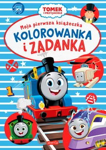 Tomek i przyjaciele. Moja pierwsza książeczka. Kolorowanka i zadanka - Literatura popularno naukowa dla młodzieży - miniaturka - grafika 1