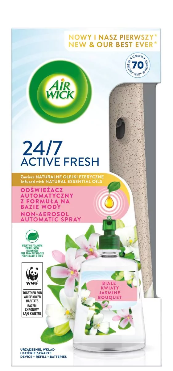 Air Wick Active Fresh - Komplet Białe Kwiaty 228 ml
