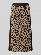 Spódnice - Spódnica midi z elastycznym paskiem z logo - miniaturka - grafika 1