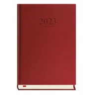 Kalendarze - Michalczyk i P. Kalendarze Terminarz Menadżera 2018 - bordo T-203V-B 00070MP - miniaturka - grafika 1