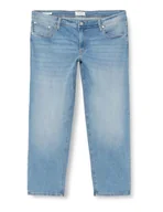 Spodnie męskie - JACK&JONES PLUS spodnie męskie jeans, Blue Denim, 48W / 34L - miniaturka - grafika 1