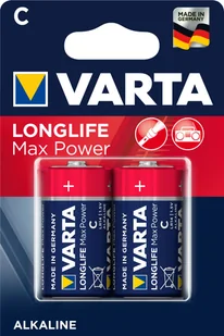 Varta Bateria Longlife Max Power C / R14 7800mAh 2 szt. - Baterie i akcesoria - miniaturka - grafika 1