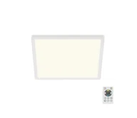 Lampy sufitowe - Briloner 7081-016 - LED Ściemnialny plafon SLIM LED/18W/230V + pilot - miniaturka - grafika 1