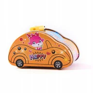 Skarbonki - Samochód Skarbonka Metalowa Z Kłódką Różne Kolory - miniaturka - grafika 1