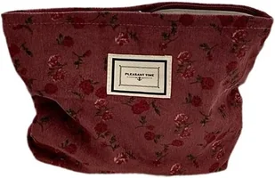 Kosmetyczka damska, kosmetyczka podróżna, woreczek na suwak, organizer na akcesoria, prezenty, niezbędne akcesoria podróżne, prezent na Walentynki - Kosmetyczki, organizery i kuferki - miniaturka - grafika 1