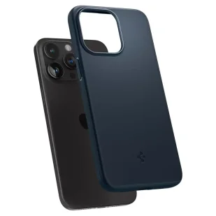 Etui Spigen Thin Fit do Apple iPhone 15 Pro Max Metal Slate - Etui i futerały do telefonów - miniaturka - grafika 8