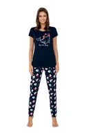 Piżamy damskie - Damska piżama świąteczna z bawełny kasjana italian fashion-xl - miniaturka - grafika 1