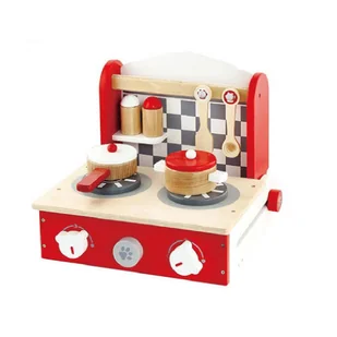 VIGA Rozkładana kuchenka z akcesoriami MS_2239 - Klocki - miniaturka - grafika 1