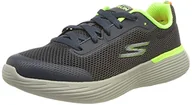 Sneakersy damskie - Skechers Go Run 400 V2 sneakersy chłopięce, Navy Lime Textile Orange Trim, 34 EU - miniaturka - grafika 1
