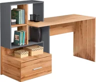 Biurka - Biurko Elior Simba Szare 149 cm x 50 cm - miniaturka - grafika 1