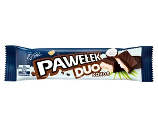 E.Wedel, baton Pawełek Duo Kokos, 44 g - Batoniki - miniaturka - grafika 1
