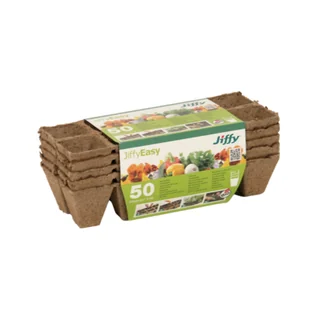 Wielodoniczka torfowa 10 otworów kwadratowych 4,5 x 4,5 cm 5 szt. - Pozostałe akcesoria do uprawy roślin - miniaturka - grafika 1