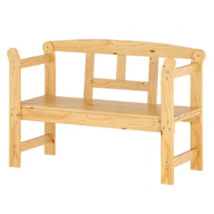 Drewniana ławka do przedpokoju K8-T22 - Ławki do przedpokoju - miniaturka - grafika 1