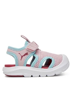 Puma Sandały Puma Fun Racer Sandal Mesh V Inf 401576 03 Różowy - Buty dla dziewczynek - miniaturka - grafika 1