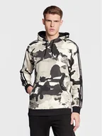 Bluzy męskie - adidas Bluza Camo Series HK2805 Szary Regular Fit - miniaturka - grafika 1