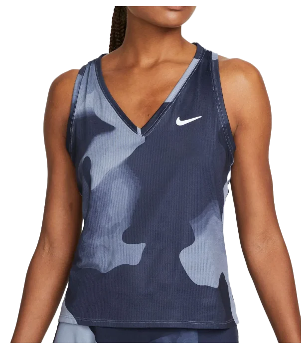 Damski T-Shirt Tenisowy Nike Top Court Dri-Fit Slim-Fit DD8847-493 L
