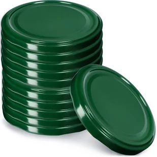 Metalowe wieczka do słoików Sturko 10 szt. 89mm zielone - Pojemniki kuchenne - miniaturka - grafika 1