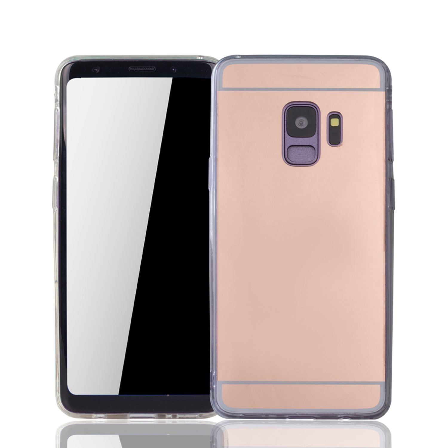 Etui na telefon komórkowy Samsung Galaxy S9 Mirror Soft Case Protective Cover Rose Gold