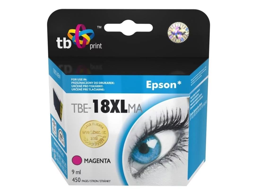 TB Tusz TB TBE-18XLMA Epson XP 302) MAGENTA TBE18XLMA