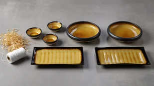 Fine Dine MISECZKA RAMEKIN TOPAZ ZESTAW 12 szt 5 cm EARTH COLOURS KAMIONKA ŻÓŁTA, 781845 - Miski i półmiski - miniaturka - grafika 3