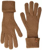 Rękawiczki - Camel Active Womenswear Damskie rękawiczki dziergane, ciepły brąz., M - miniaturka - grafika 1