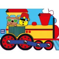 Kolorowanki, wyklejanki - Lokomotywa. Kolorowanka z wykrojnika - miniaturka - grafika 1