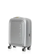 Walizki - Walizka mała poszerzana Mandarina Duck Logoduck+ EXP - silver - miniaturka - grafika 1