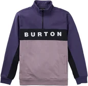 Bluzy męskie - bluza męska BURTON LOWBALL QUARTER-ZIP FLECEE Violet Halo/Elderberry Heather - miniaturka - grafika 1