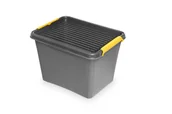 Pudła i pojemniki do przechowywania - Pojemnik do przechowywania zamykany 300x260x400mm 19,0l ORPLAST SOLIDSTORE BOX szary 1 szt /OR-1532/ ORP032-5 - miniaturka - grafika 1