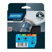 Materiały ścierne - Krążek ścierny 125 mm P40, 3 szt. - miniaturka - grafika 1