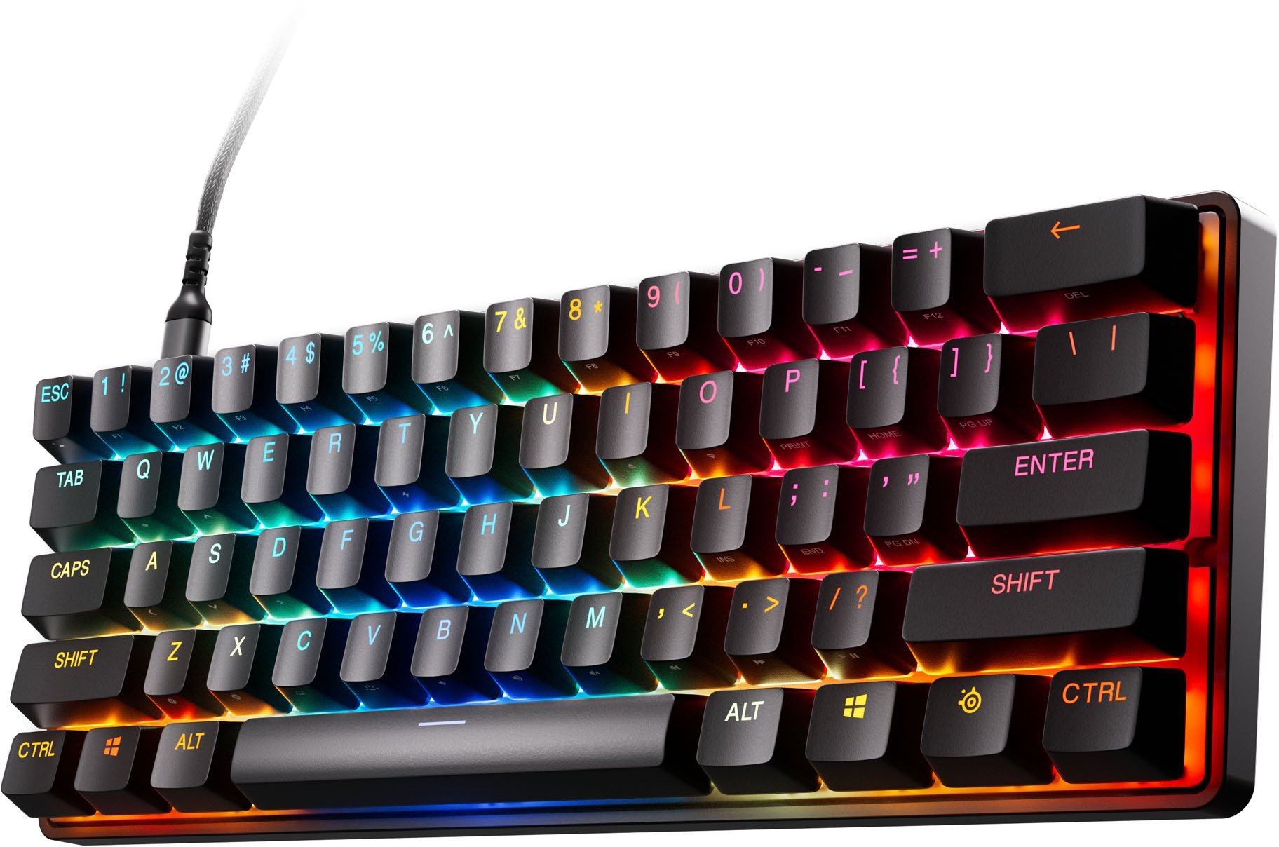 SteelSeries Apex Pro Mini Gen 3 Gaming-Tastatur, OmniPoint 3.0 Switches, RGB - ISO DE 64916