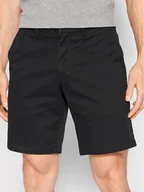 Spodenki męskie - Tommy Hilfiger Szorty materiałowe Brooklyn MW0MW23563 Czarny Regular Fit - miniaturka - grafika 1