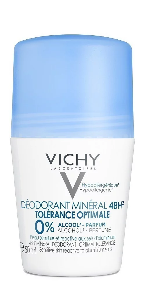 Vichy Dezodorant mineralny Optimal Tolerance 48H Roll-on 50ml