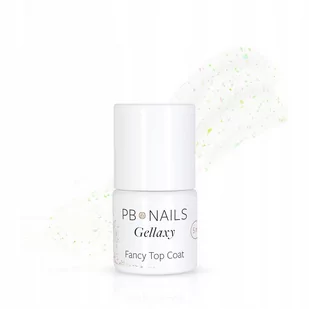 PB Nails, Lakier hybrydowy Fancy Top Coat, 5 ml - Utwardzacze do paznokci - miniaturka - grafika 1