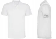 Koszulki męskie - Koszulka POLO Sportowa Męska Polówka Roly 0404 BIAŁA 2XL - miniaturka - grafika 1